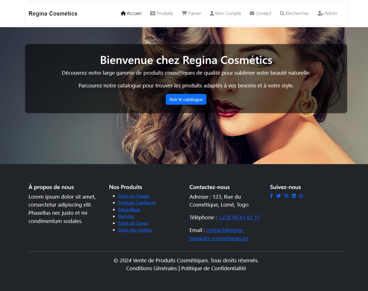 Plateforme E-Commerce locale avec T-Money